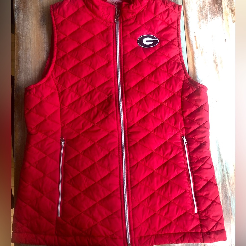 UGA puffer vest by Colosseum
